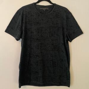 John Varvatos U.S.A. Navy Blue Heathered Short Sleeve T-Shirt Men's size Medium